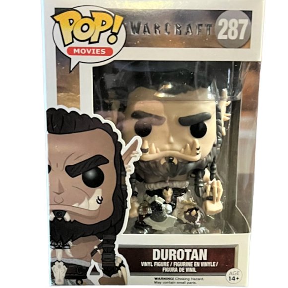 NWOT Funko Pop Movies Warcraft Durotan 287 Collectible Vinyl Figure - Picture 7 of 7